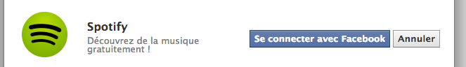 Facebook Authorization Dialog